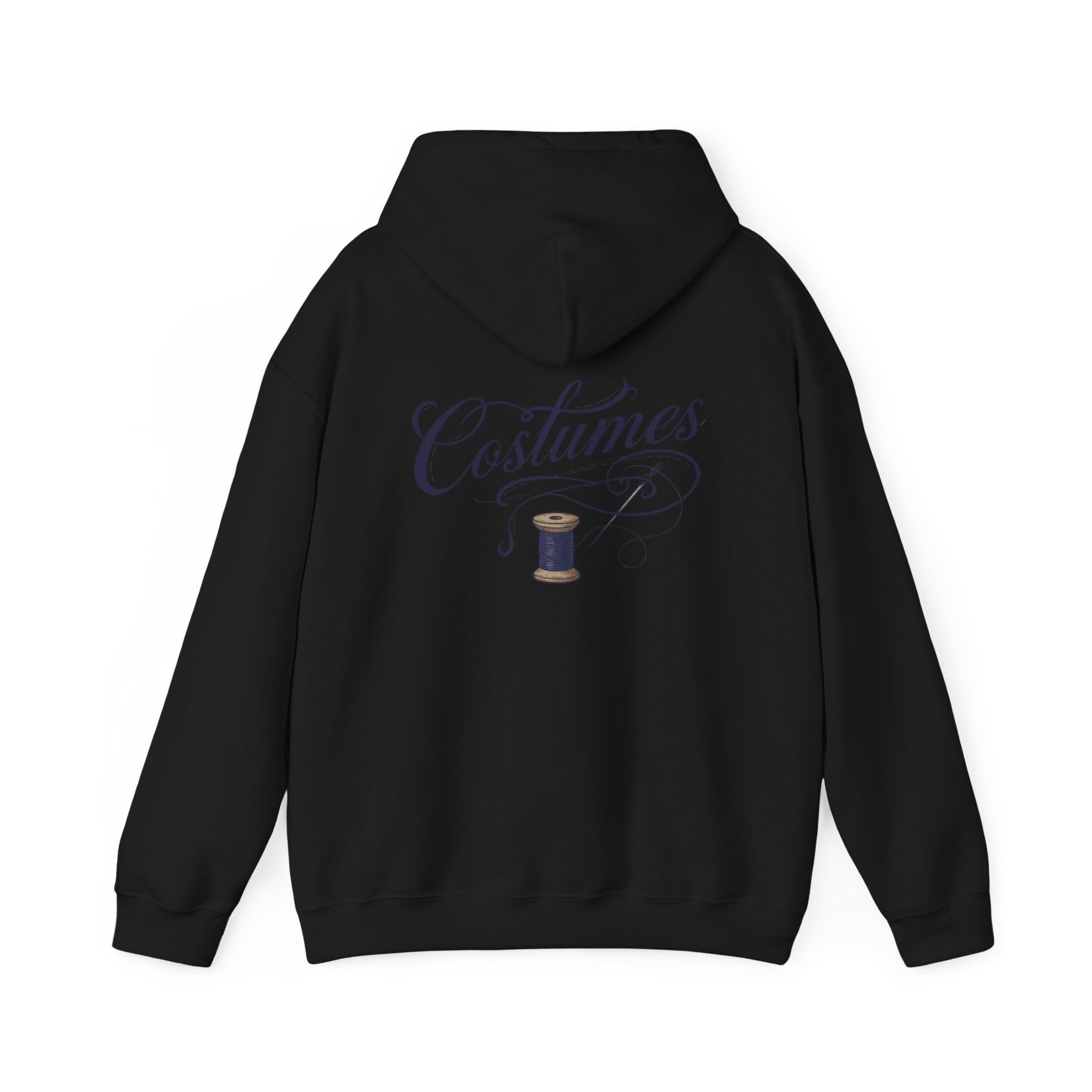 Costumes Hoodie — Vintage Sewing Thread Script Pullover