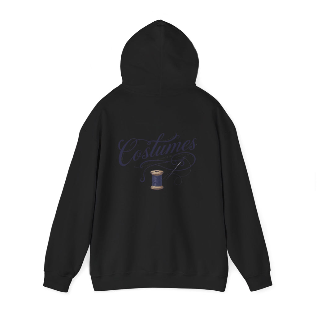 Costumes Hoodie — Vintage Sewing Thread Script Pullover