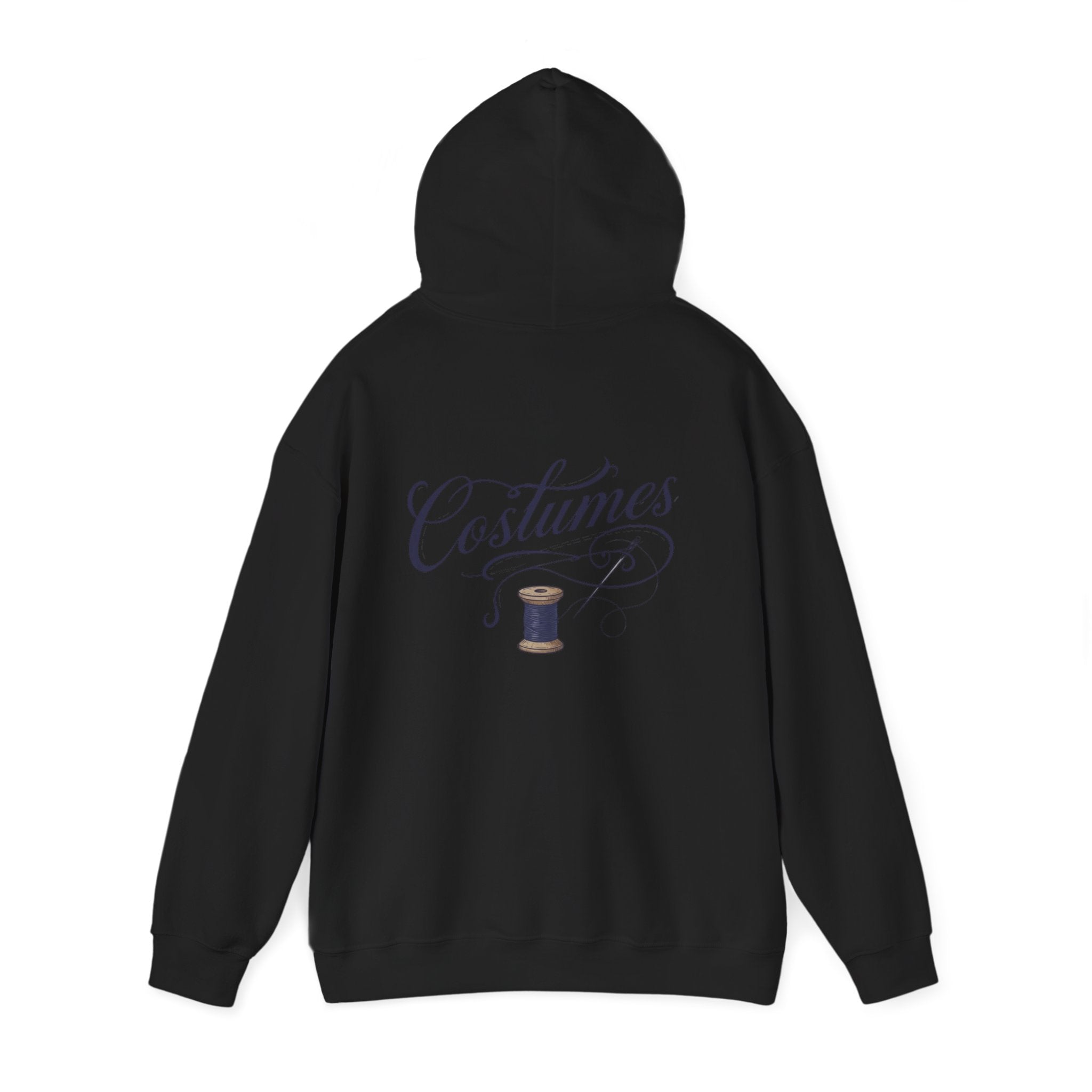 Costumes Hoodie — Vintage Sewing Thread Script Pullover