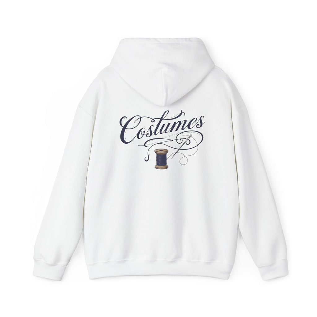 Costumes Hoodie — Vintage Sewing Thread Script Pullover