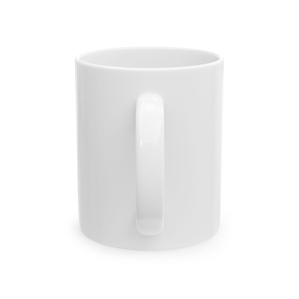 Locs Coffee Mug — Orange Script Design with Traffic Cone Accent