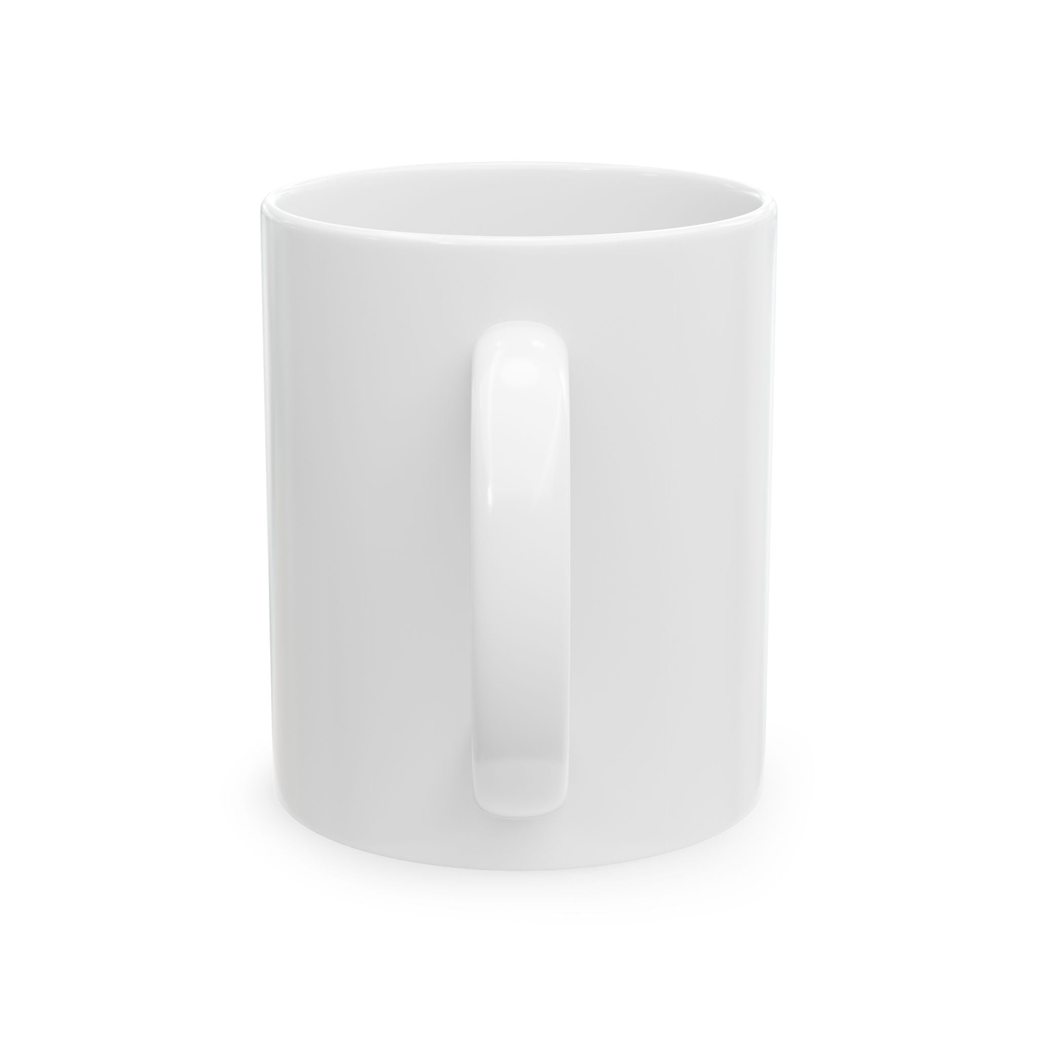 Locs Coffee Mug — Orange Script Design with Traffic Cone Accent