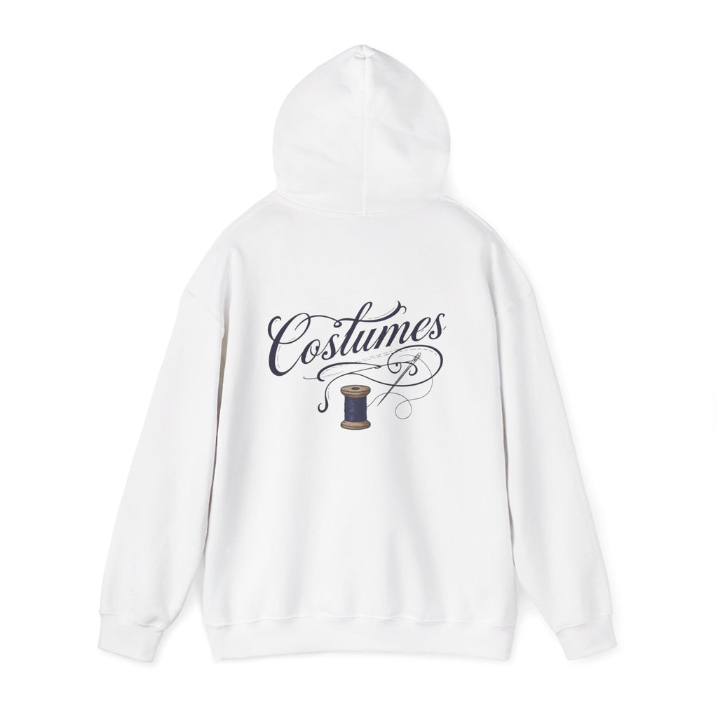 Costumes Hoodie — Vintage Sewing Thread Script Pullover