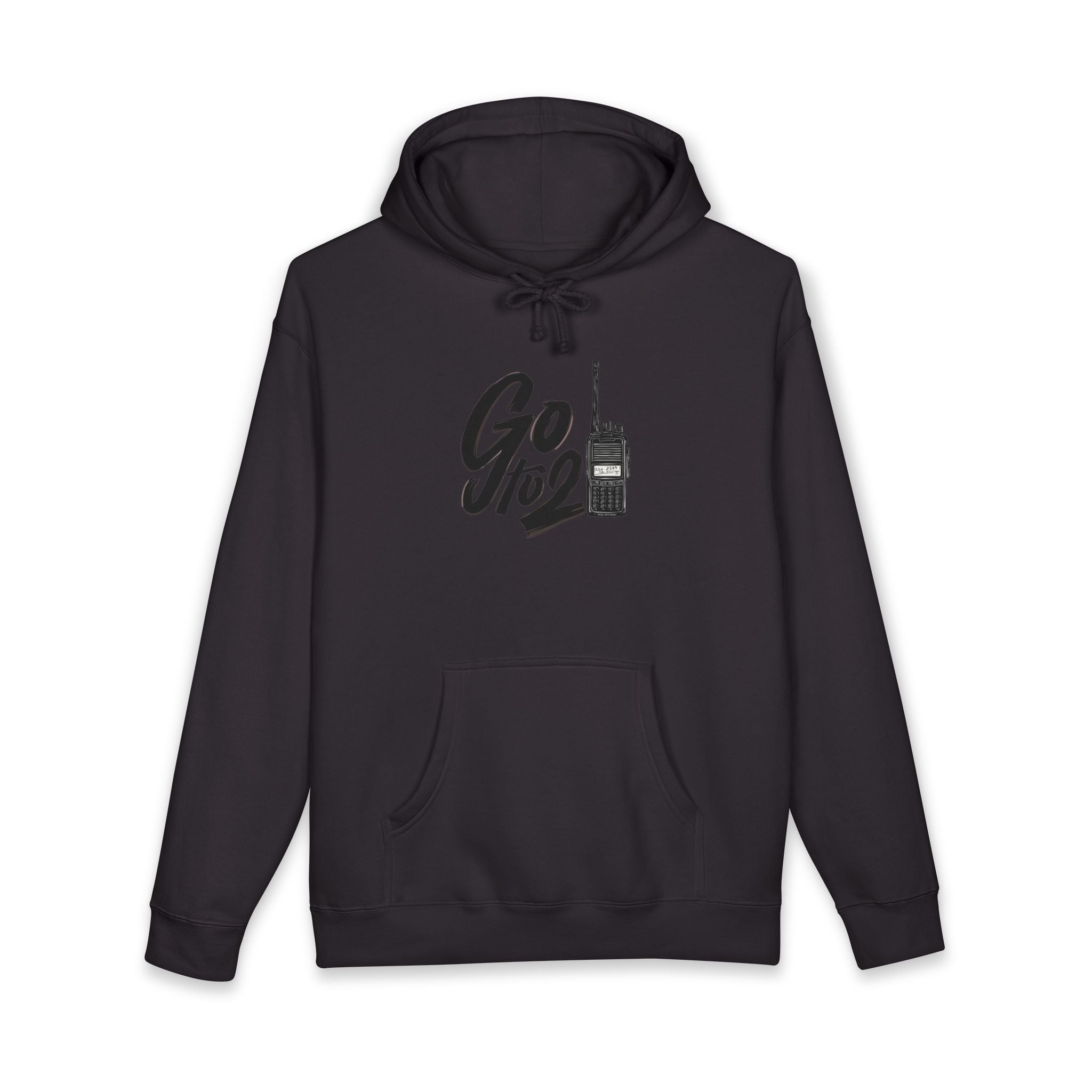 Go to 2 Radio Graphic Hoodie | director chair back