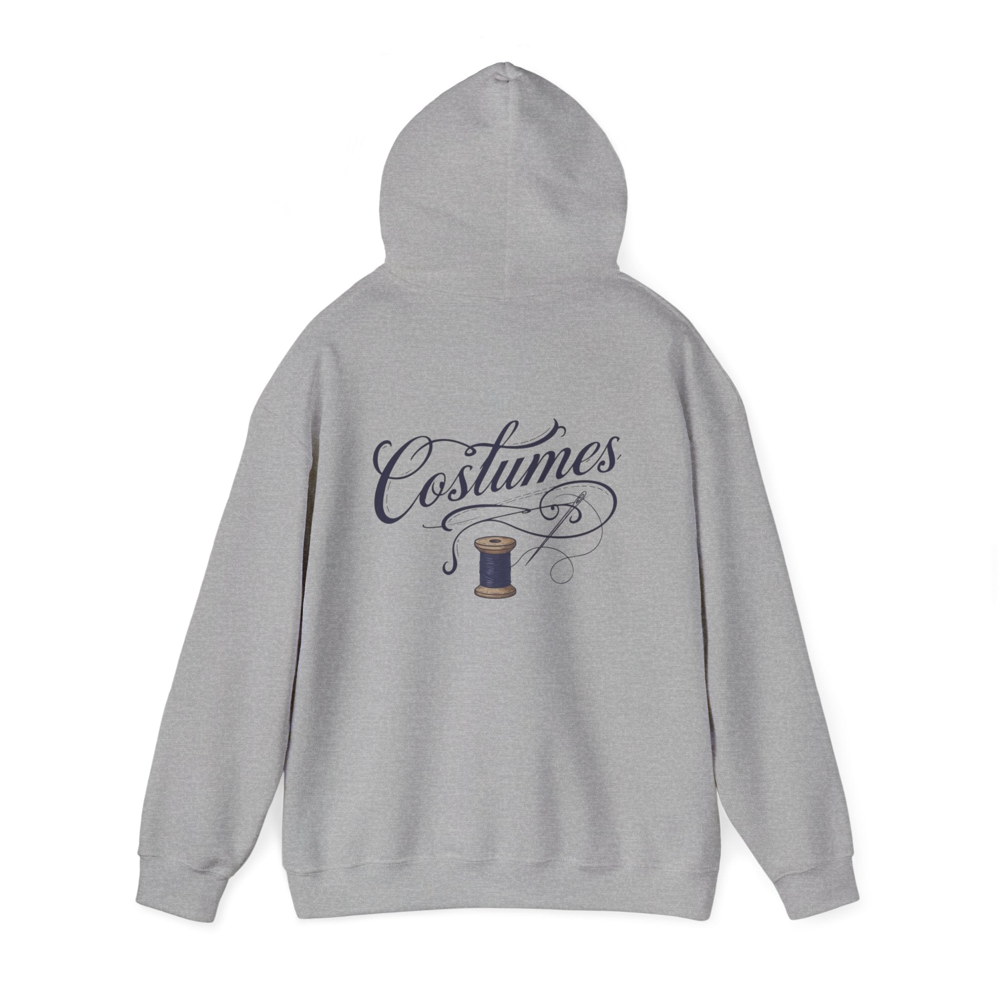 Costumes Hoodie — Vintage Sewing Thread Script Pullover