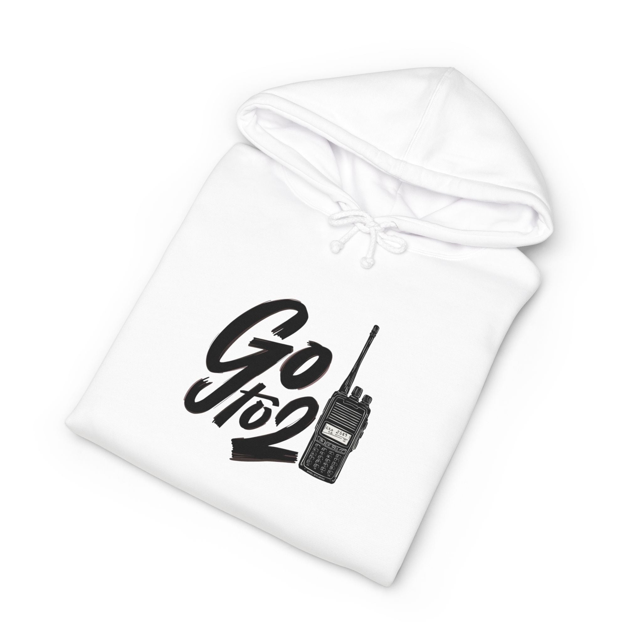 Go to 2 Radio Graphic Hoodie | director chair back