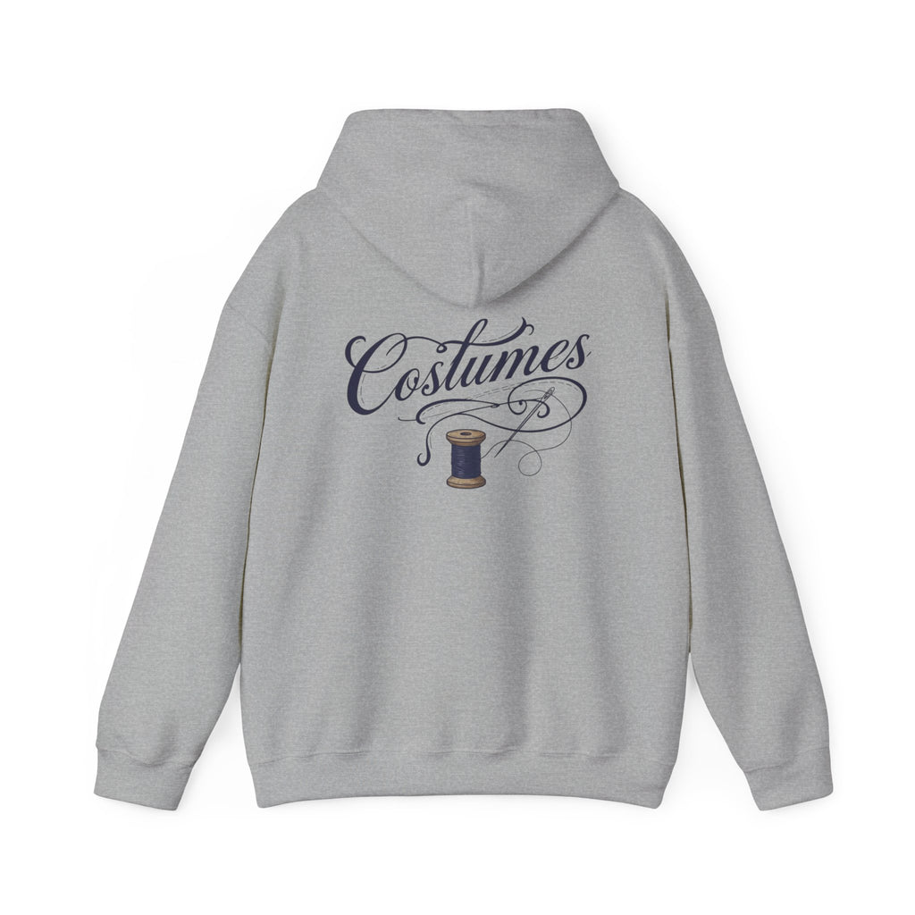 Costumes Hoodie — Vintage Sewing Thread Script Pullover