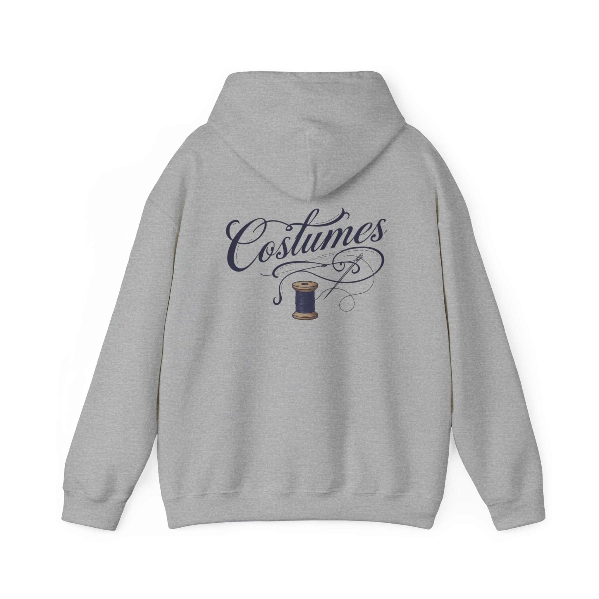 Costumes Hoodie — Vintage Sewing Thread Script Pullover